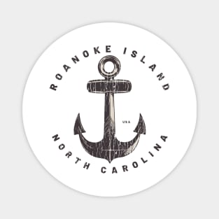 Roanoke Island, NC Summertime Vacationing Big Anchor Magnet